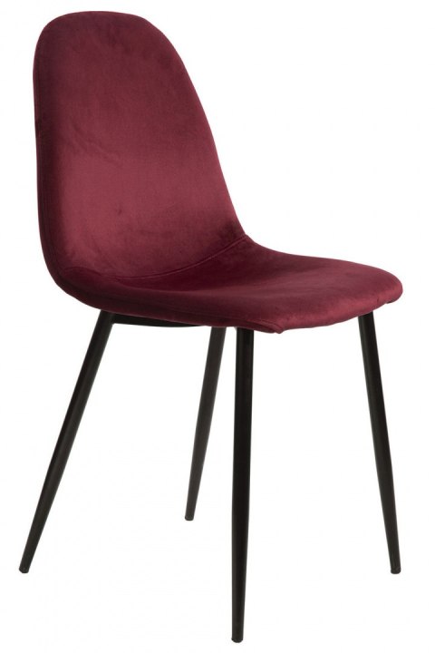 Krzesło tapicerowane GIULIA VELVET BURGUNDY