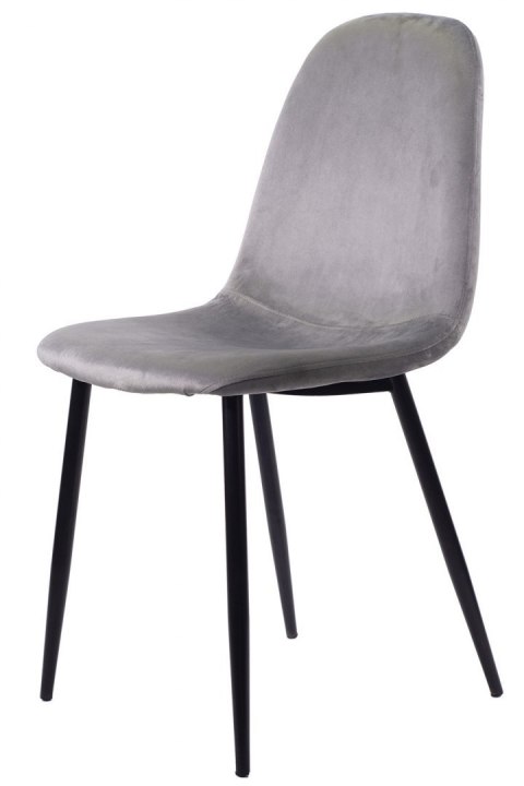 Krzesło tapicerowane GIULIA VELVET GREY