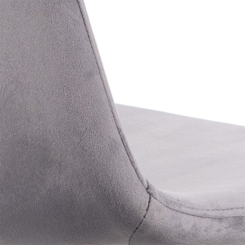 Krzesło tapicerowane GIULIA VELVET GREY