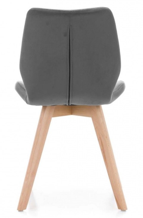 Krzesło tapicerowane SOPHIA VELVET GREY