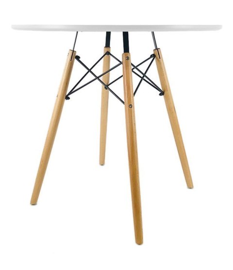 Stół skandynawski okrągły STELLA BIANCO 60 II GATUNEK