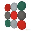 Panel ścienny 3d dekoracyjny piankowy WallMarket Koło intensywna czerwień grubość 4,5 cm