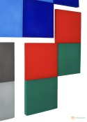 Panel ścienny 3d dekoracyjny piankowy WallMarket Kwadrat szmaragdowy grubość 4,5 cm