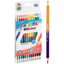 Kredki ołówkowe Carioca BiColor 24 kolory