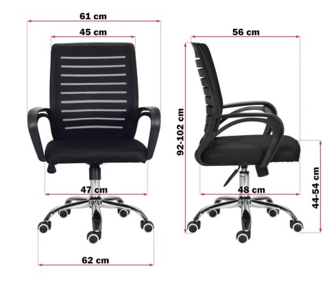 Fotel obrotowy do biurka ARNO BLUE