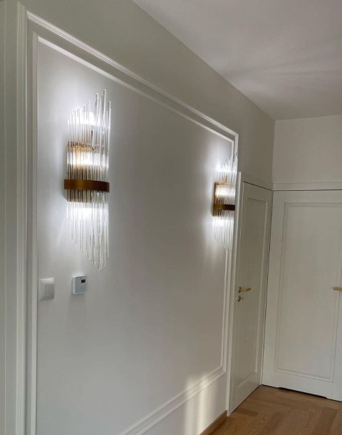 KINKIET ROYAL CRYSTAL GOLD Deluxe Vildevik 11602