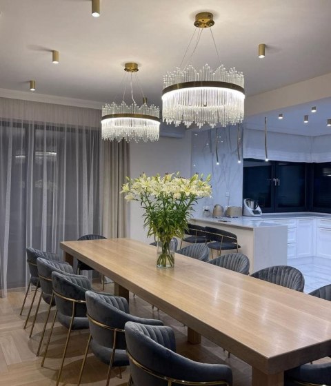 KINKIET ROYAL CRYSTAL GOLD Deluxe Vildevik 11602