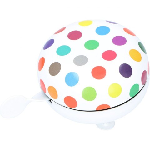 Dzwonek rowerowy Dunlop o śr. 80 mm kropki