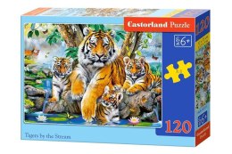 Puzzle 120 el. Tigers by the Stream