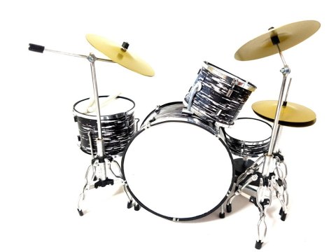 Mini perkusja czarno - biała MDR-0015; skala 1:5