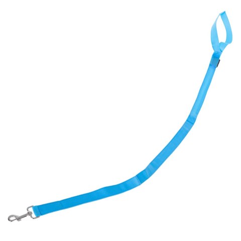 Smycz dla psa kota świecąca spacer jesień zima noc LED 1,2 m niebieska