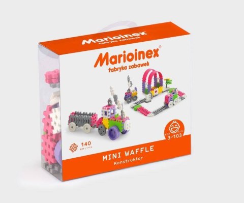 Mini Waffle blocks Constructor 140 el. [Pink]