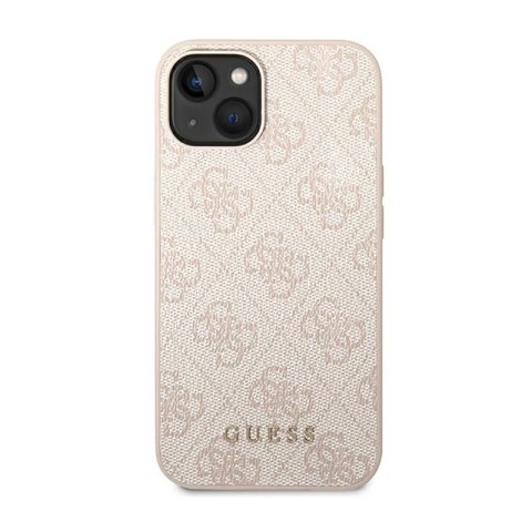 Guess 4G Metal Gold Logo - Etui iPhone 14 Plus (różowy)