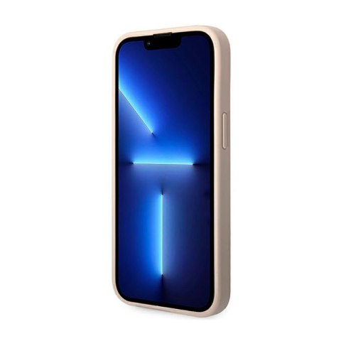 Guess 4G Metal Gold Logo - Etui iPhone 14 Plus (różowy)