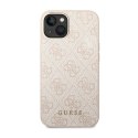 Guess 4G Metal Gold Logo - Etui iPhone 14 (różowy)
