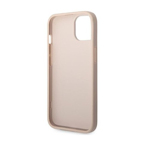 Guess 4G Metal Gold Logo - Etui iPhone 14 (różowy)