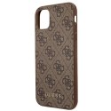 Guess 4G Metal Gold Logo - Etui iPhone 11 Pro (brązowy)