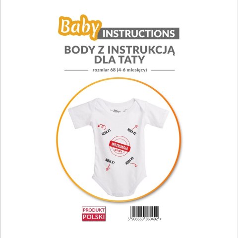 Baby Instructions body z instrukcją tu ręka noga
