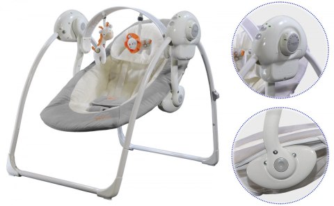 Bujaczek automatyczny KIDI SWING - szary