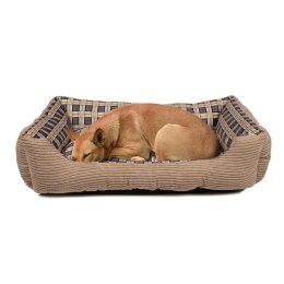 Miekkie legowisko kanapa dla psa 75 x 58 x 19 cm roz. L (beżowy)