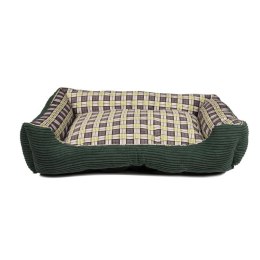 Miekkie legowisko kanapa dla psa 75 x 58 x 19 cm roz. L (zielony)