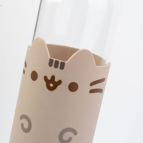 Pusheen - Butelka na wodę ze szkła 500 ml