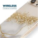 Case-Mate Karat - Etui iPhone 14 Pro Max zdobione złotem (Marble)