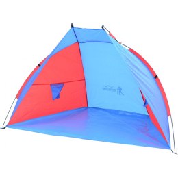 Namiot Osłona Plażowa Sun 200X100X105Cm Niebiesko-Czerwona Enero Camp