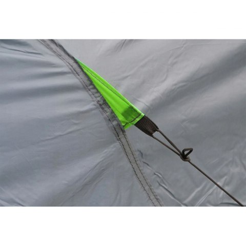 Namiot turystyczny 4 osobowy Cool szaro-zielony