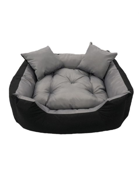 Duże Legowisko Kojec Łóżko Dla Psa Kota 130x105 cm Szare