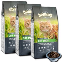[Zestaw] Divinus Cat Meat dla kotów dorosłych 2kg x3