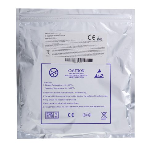 Taśma LED wodoodporna na baterie USB czujnik ruchu 1M 59LED zimny biały