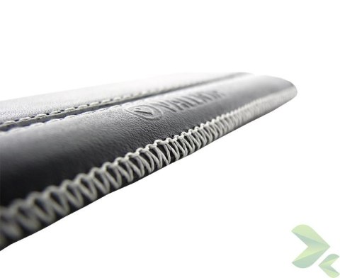 Valenta Pocket Stripe - Skórzane etui wsuwka Samsung Galaxy S4/S III, HTC One i inne (czarny)