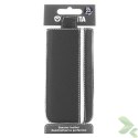 Valenta Pocket Stripe - Skórzane etui wsuwka Samsung Galaxy S4/S III, HTC One i inne (czarny)