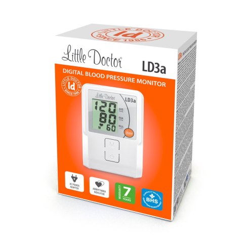 LD3A Ciśnieniomierz elektroniczny - AUT+ ZASILACZ