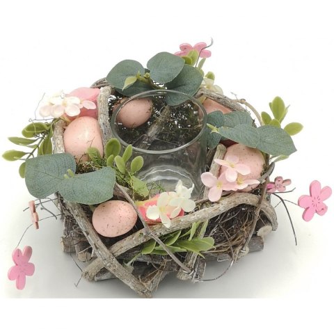 Świecznik dekoracyjny piórka 16 cm na tea light