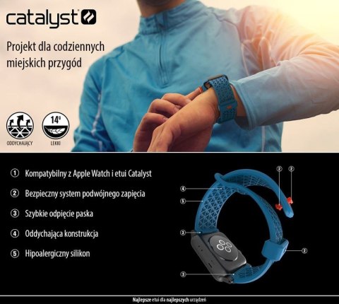 Catalyst Sport Band - Elastyczny pasek do Apple Watch 38/40 mm (Stealth Black)
