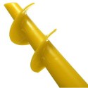Świder podstawa wkręcana do parasola żółty