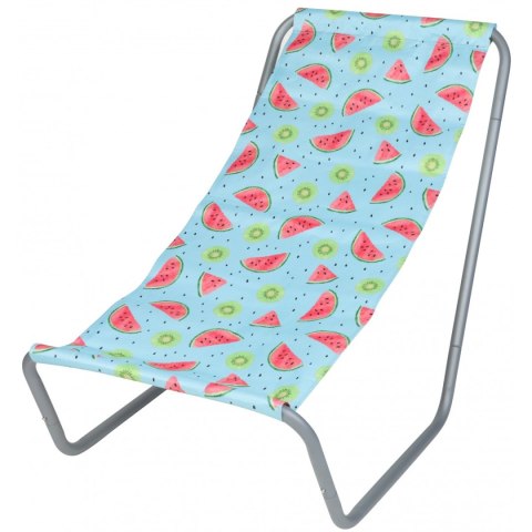Leżak ogrodowo plażowy składany z torbą fruit melon