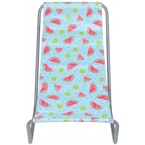 Leżak ogrodowo plażowy składany z torbą fruit melon