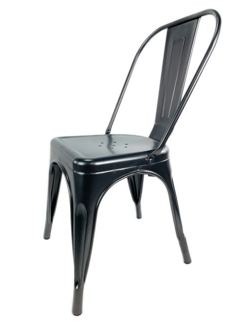 Krzesło metalowe loft CORSICA GRAPHITE