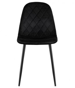 Krzesło tapicerowane CARO VELVET BLACK