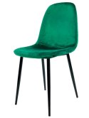 Krzesło tapicerowane GIULIA VELVET GREEN