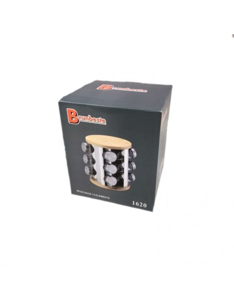 Przyprawnik obrotowy Stojak na przyprawy 13 elementów