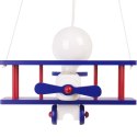 Samolot mały niebiesko-biało-czerwony