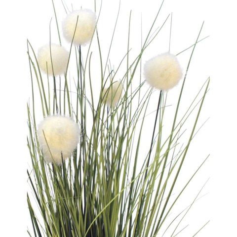 Sztuczna trawa fejka jak żywa z białymi kulkami 70 cm