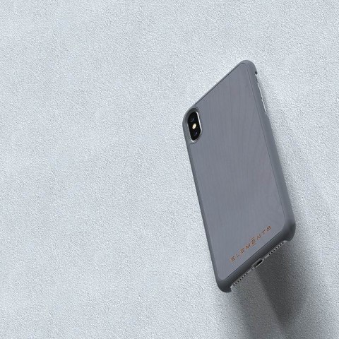 Nordic Elements Original Gefion - Drewniane etui iPhone Xs Max (Mid Grey)
