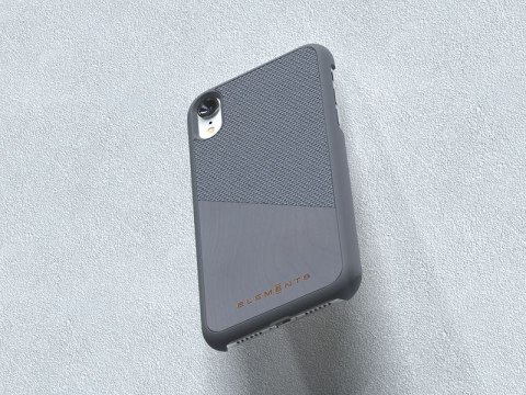 Nordic Elements Original Hel - Drewniane etui iPhone XR (Mid Grey)