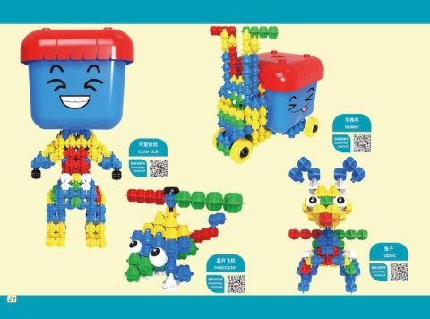 Klocki kreatywne Molyka Blue Box 158 el.