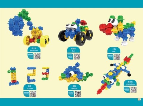 Klocki kreatywne Molyka Blue Box 158 el.